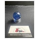 German handmade coreless swirl marble 1 3/8