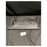 Vodka advertising mirror 21' x 11 tall