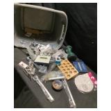 Tote of hardware miscellaneous