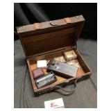 Trunk looking box with miscellaneous inside