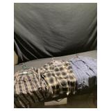 Menï¿½s extra large flannel shirts