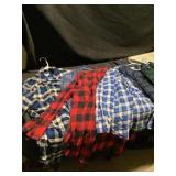 Menï¿½s 3X flannel shirts