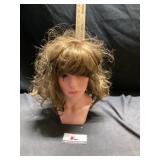 Beauticians wig display