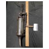 Vintage rack and pinion grease gun