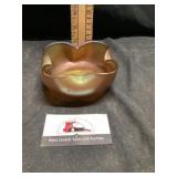 Marigold glass bowl