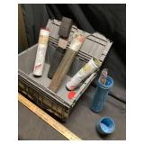 Tote of welding rods