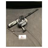 Bass Pro shops, cyclone fishing rod, and reel