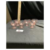 Pink depression glasses