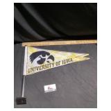 Varsity of Iowa car flag