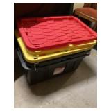 3 Totes with lids