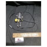Vintage microphone style lamp with adjustable