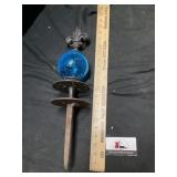 Garden hose guide cast iron