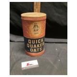 Quick Quaker oats cardboard container