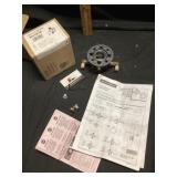 Flash shower valve rough with elbows