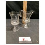 Antique early American pattern glass dart p