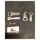 Beer advertising bottle openers
