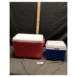 Coleman and Rubbermaid coolers