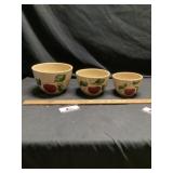USA stoneware bowls