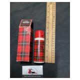 plaid thermos decanter