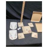 Hand sewn table settings