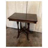 Victorian parlor table approximately 20 x 29 x 3
