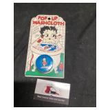 Betty boop pop up washcloth