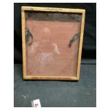 Shears and scissors display case approximately 1