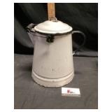 Enamel coffee pot