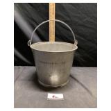 Stainless steel bucket