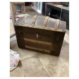 Camelback trunk approximately 20 x 34 1/2 x 24