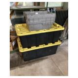 Totes with lids