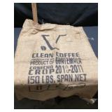 Coffee bean bag 150 pounds