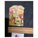 Vintage milking cow