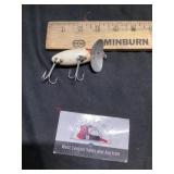 Wooden jitterbug fishing lure