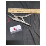 Adjustable, locking needle, nose, pliers