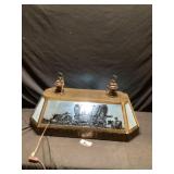 Western style pool table light Approximately 17 x