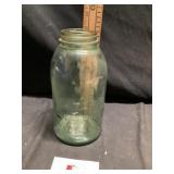 Atlas strong shoulder, mason jar