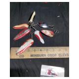Metal fishing lures
