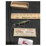 The creek cub bait Company wooden fishing lure i
