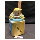 Clown cookie jar