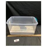 Clear tote of wallpaper