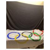 Olympic flag approximately 6 foot