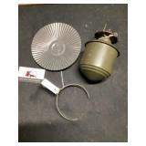 Vintage military style or utility liquid fuel lamp