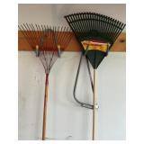 Rakes and saw
