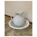 Basin and pitcher