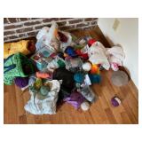 Large lot of yarn