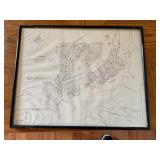 Framed map