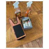 Leather new, leather products, and boot jack