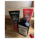 Cast iron cleaners