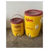Two igloo coolers